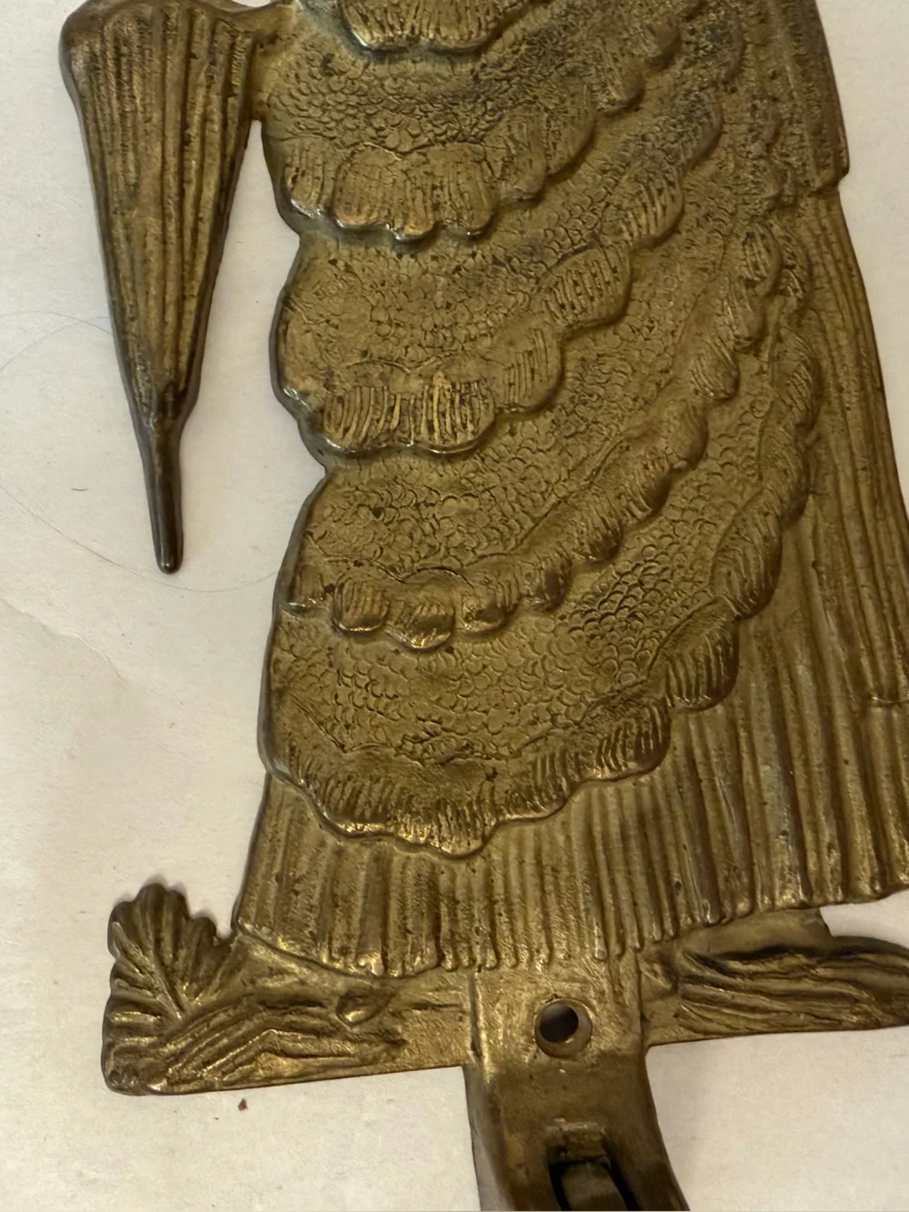 brass valet clothes holder ornate victorian